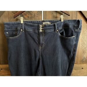 Torrid Dark Wash Super Soft Skinny Jegging Jeans Plus Size 28R